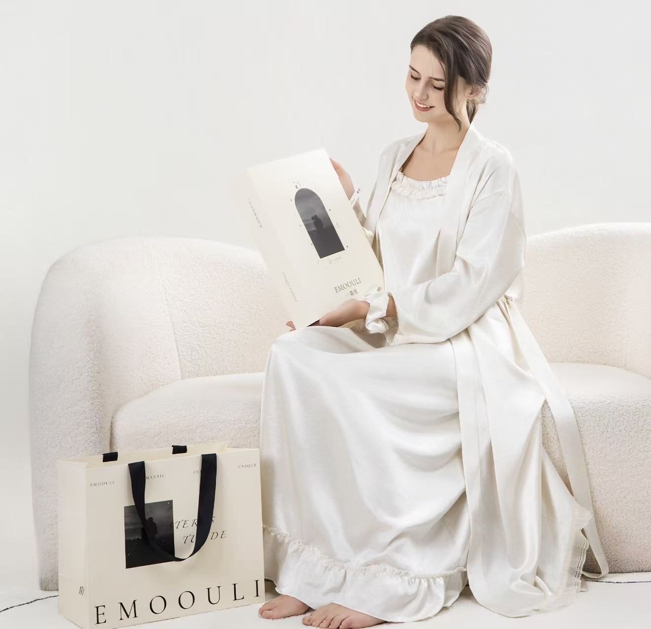 Soft Satin Pajama Set – Personalized Embroidery