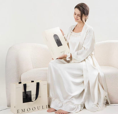 Soft Satin Pajama Set – Personalized Embroidery