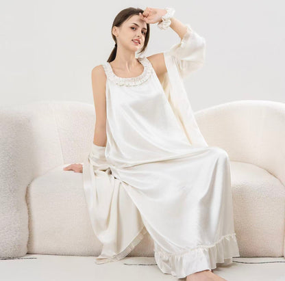 Soft Satin Pajama Set – Personalized Embroidery