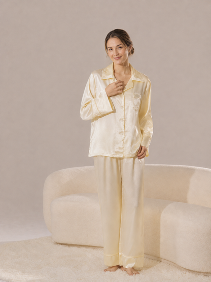 Twilight Satin Pajama Set – Short & Long Styles